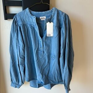 Zadig & Voltaire Denim Blue Blouse